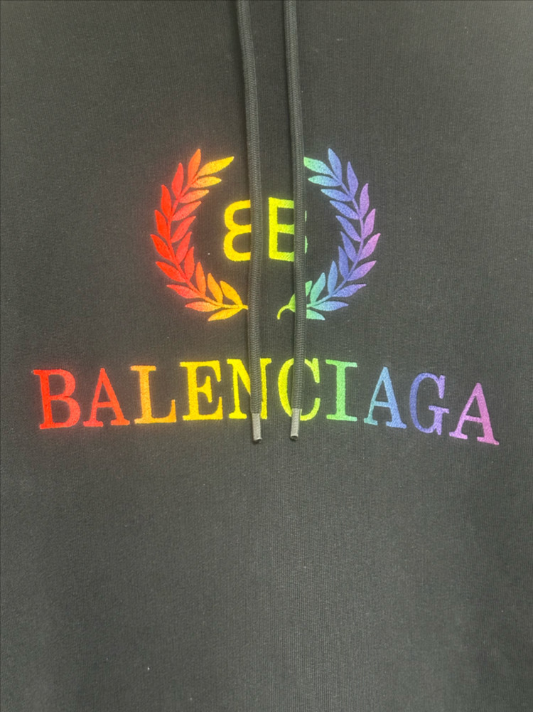 발렌시아가 레인보우 월계수 후드 L 이미지