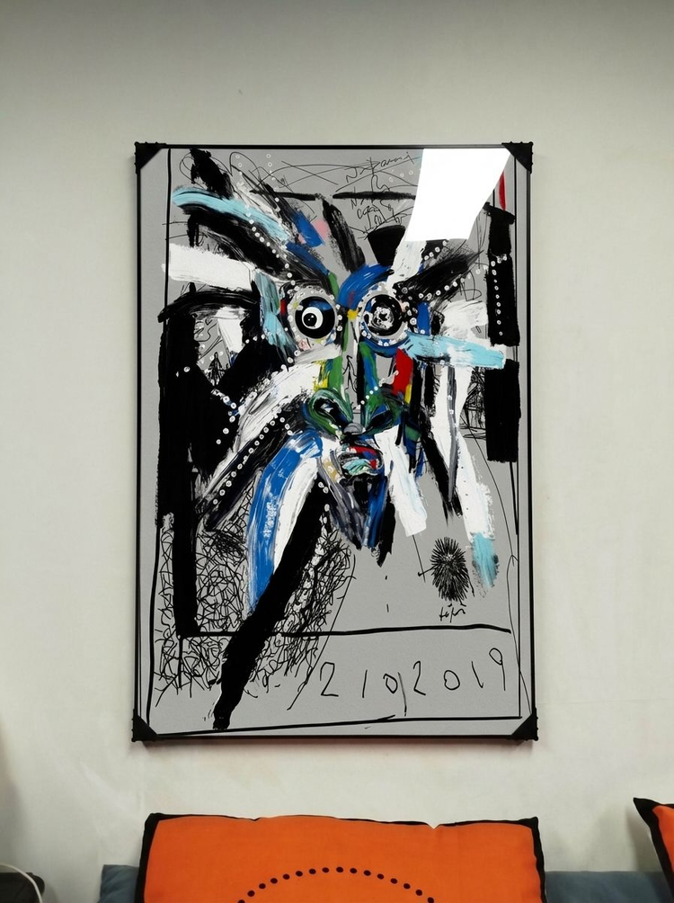 그림 액자 팝아트 인테리어소품 추상인물화 추상그림 모던아트 대형 거실액자 카페 장식용 고급 캔버스 벽걸이 장식 포인 이미지