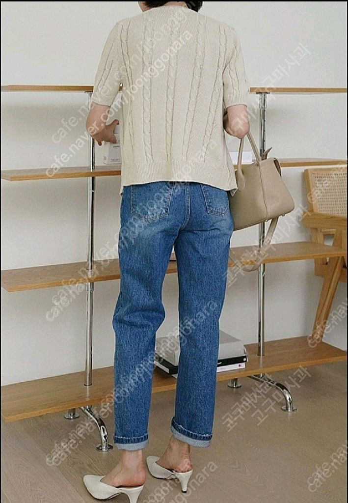 유메르 케이블니트 슬리브리스 + 가디건 ( 배송온봉투그대로 , 새 것) 이미지