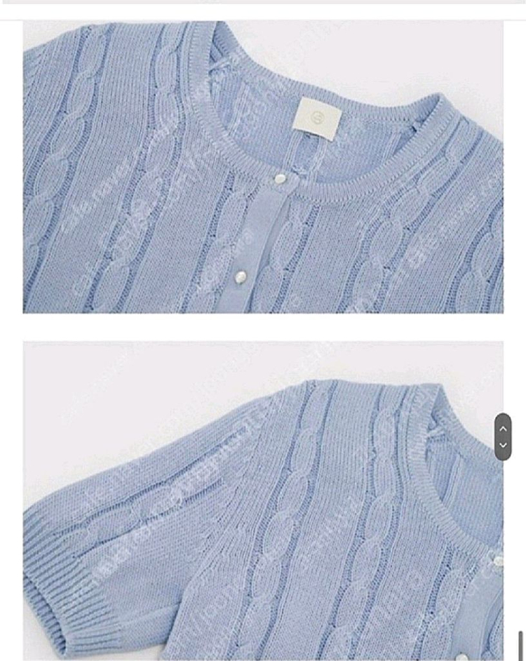 유메르 케이블니트 슬리브리스 + 가디건 ( 배송온봉투그대로 , 새 것) 이미지