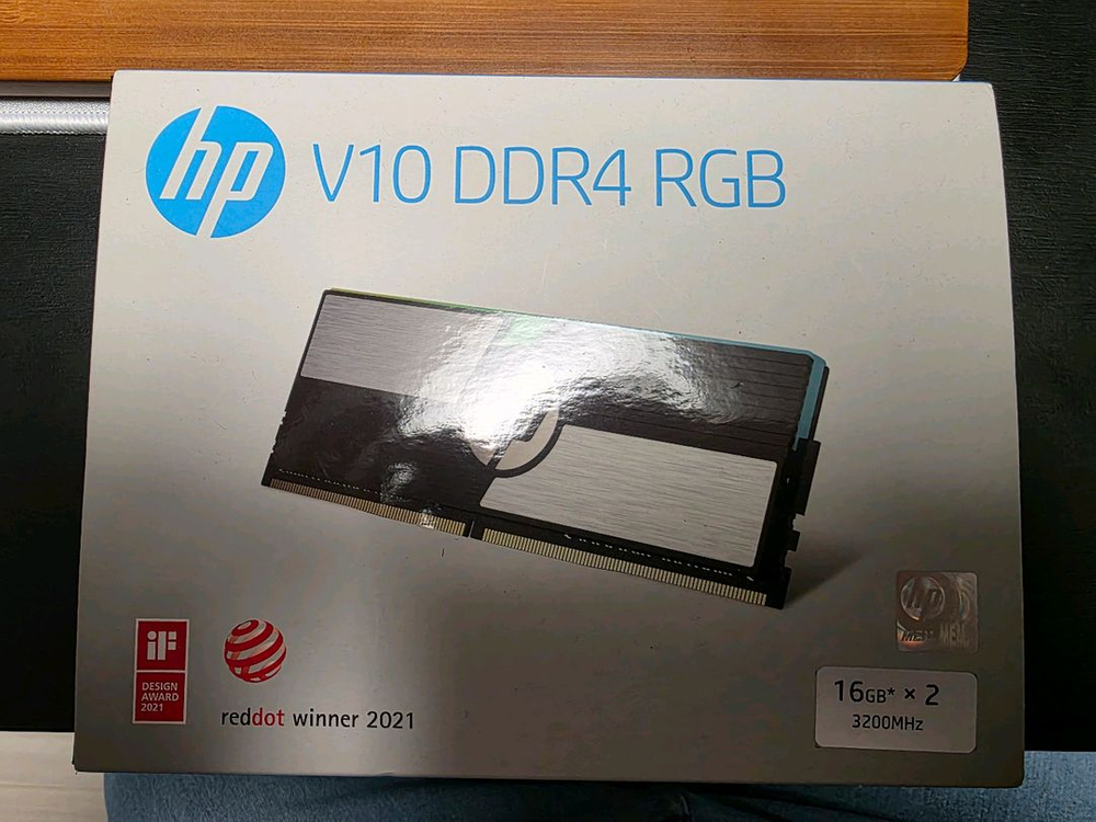 HP V10 DDR4 16X2(32GB) 3200 CL14 고수율램 이미지