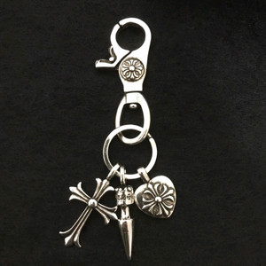 크롬하츠 스파이크불렛 러브크로스 키링 & 허리퀵클립 & 백참 이미지