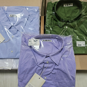 로파이 홀리데이셔츠 xl 3종세트(미스트라벤더,그리너리,라벤더스카이블루)팝니다 이미지