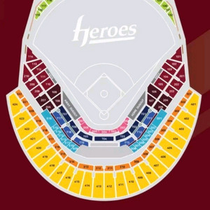 4/24 키움 삼성 3루 2층 테이블석 이미지