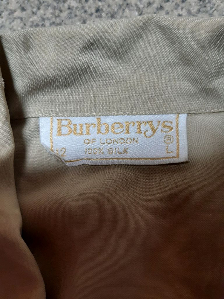 버버리실크 셔츠(L) 이미지