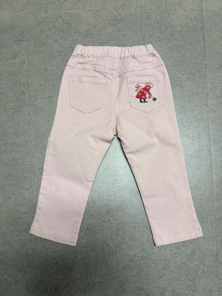 모이몰른 여아 스판 팬츠 봄 가을 핑크 바지 110 이미지
