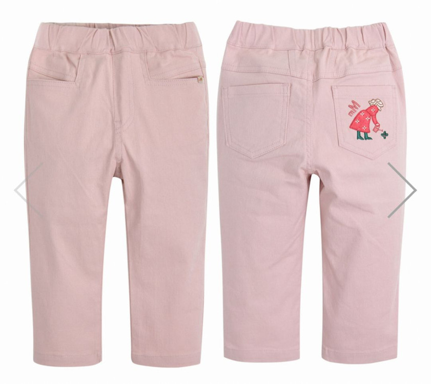 모이몰른 여아 스판 팬츠 봄 가을 핑크 바지 110 이미지