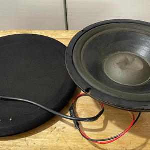 8인치 우퍼 스피커 유닛 중고 팝니다. 상태 사진 확인하세요. 이미지