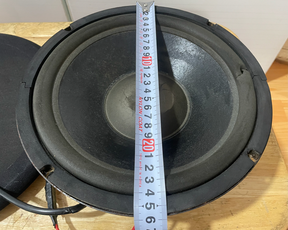 8인치 우퍼 스피커 유닛 중고 팝니다. 상태 사진 확인하세요. 이미지