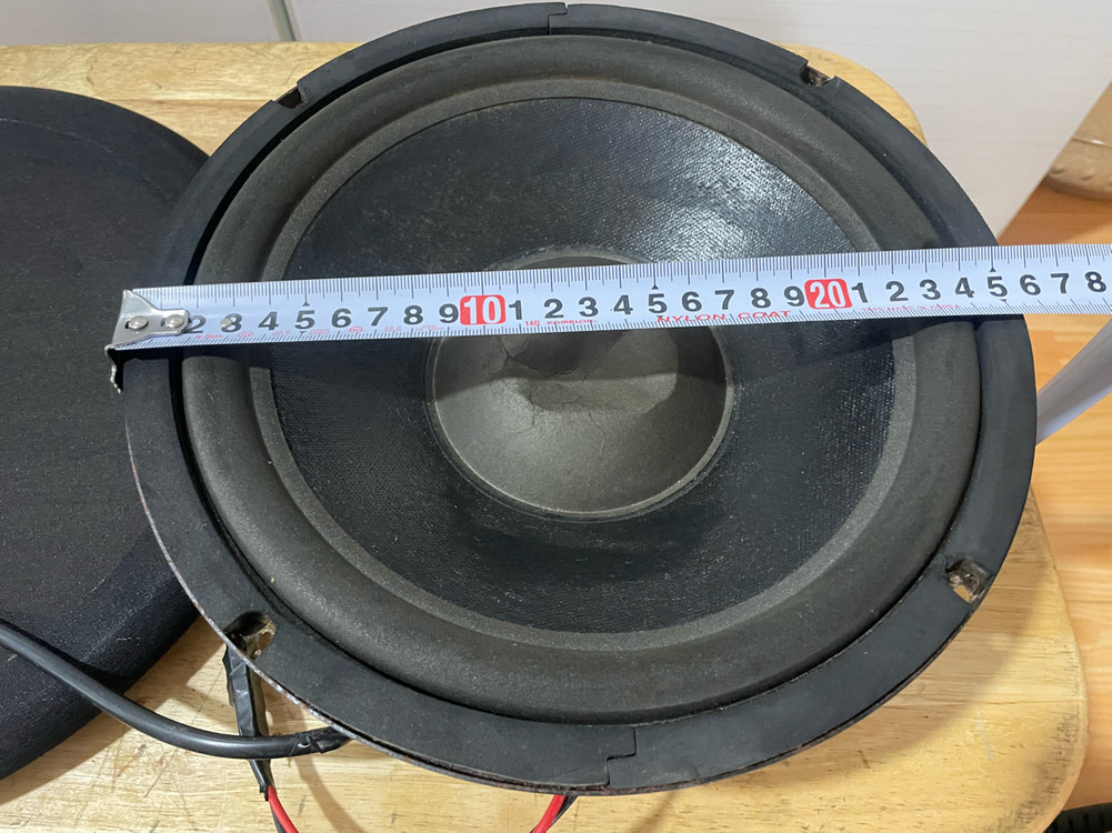 8인치 우퍼 스피커 유닛 중고 팝니다. 상태 사진 확인하세요. 이미지