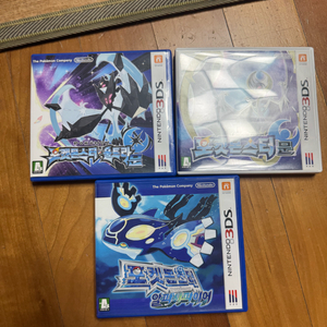닌텐도 3DS 포켓몬스터 울트라썬/문/알파사파이어 3종 이미지