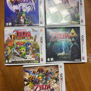 닌텐도 3DS 젤다 시리즈 게임 모음 5종 올컬렉 이미지