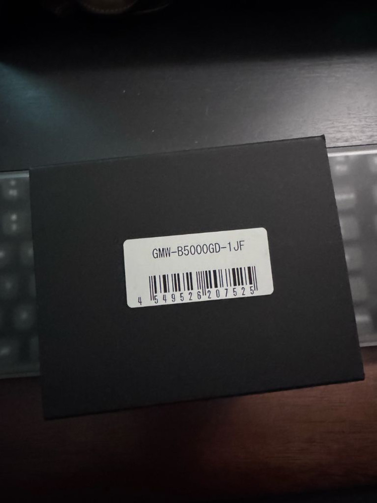 지샥 GMW B5000 1JF 올블랙 메탈 판매 이미지