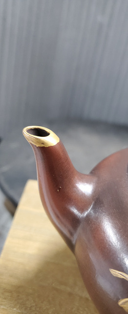 [명휘당] 고경주 자사 금채 부귀 공작문 호 자사호 다호 골동품 수집품 미술품 이미지