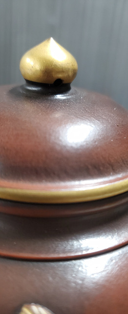 [명휘당] 고경주 자사 금채 부귀 공작문 호 자사호 다호 골동품 수집품 미술품 이미지