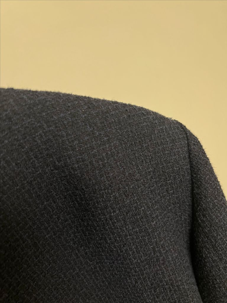 스튜디오톰보이 네이비 트위드 자켓 이미지