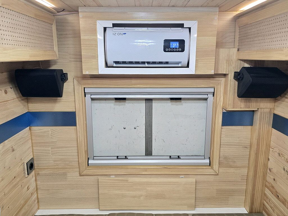 13년 포터3인승캠핑카(준신규,인산철600+샤워실+DC에어컨)-전액할부됨 이미지