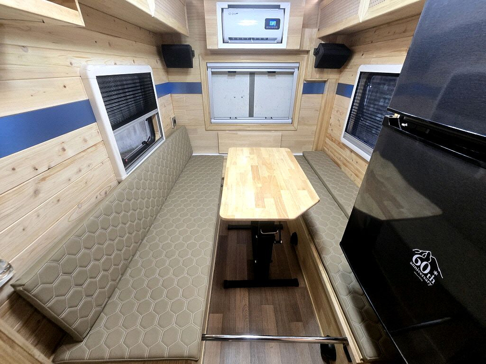 13년 포터3인승캠핑카(준신규,인산철600+샤워실+DC에어컨)-전액할부됨 이미지