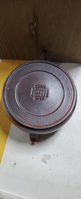 [명휘당] 고경주 자사 금채 부조 운룡문 횡파호 자사호 다호 골동품 수집품 이미지