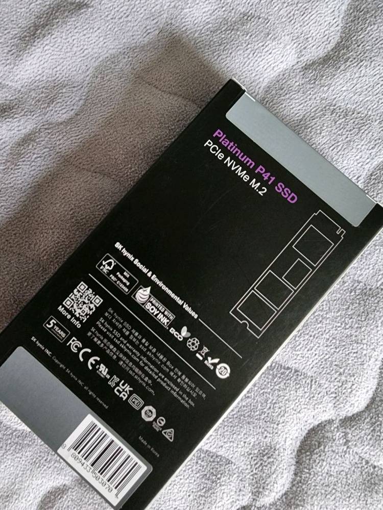 [미개봉 신품]SK 하이닉스 NVMe M.2 SSD 2TB 이미지