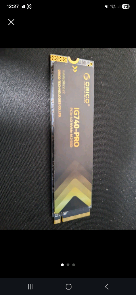 ORICO IG740-PRO 2TB M.2 NVMe SSD 이미지
