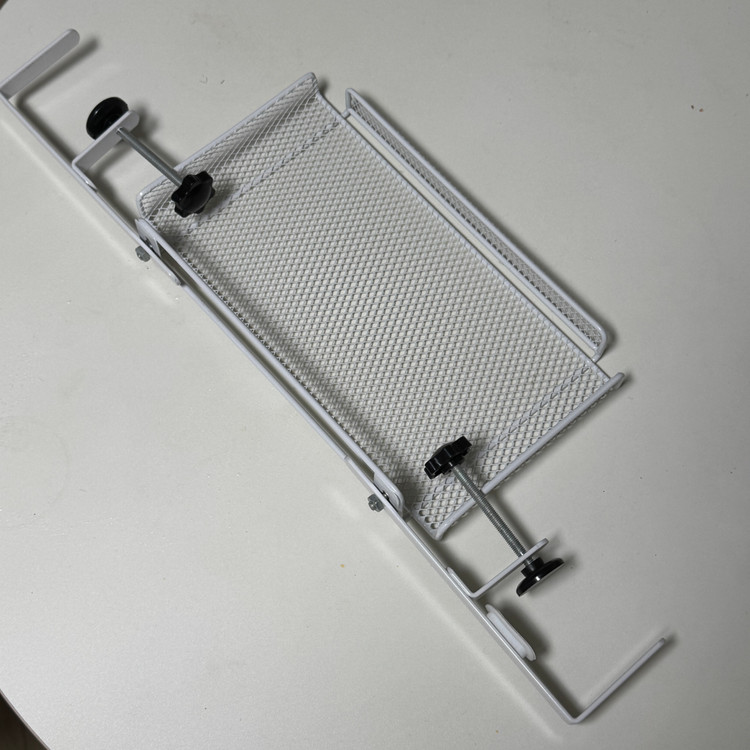 책상 하단 클램프 선반 식탁 테이블 하부 수납 거치대 정리함 팝니다. 7000원 이미지