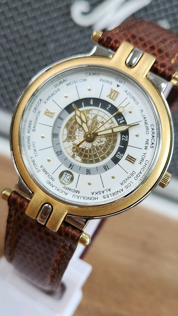 # ECCO 에코 빈티지 레어 월드타임 명품시계 급처 이미지