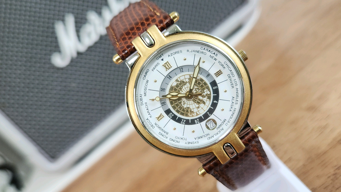 # ECCO 에코 빈티지 레어 월드타임 명품시계 급처 이미지