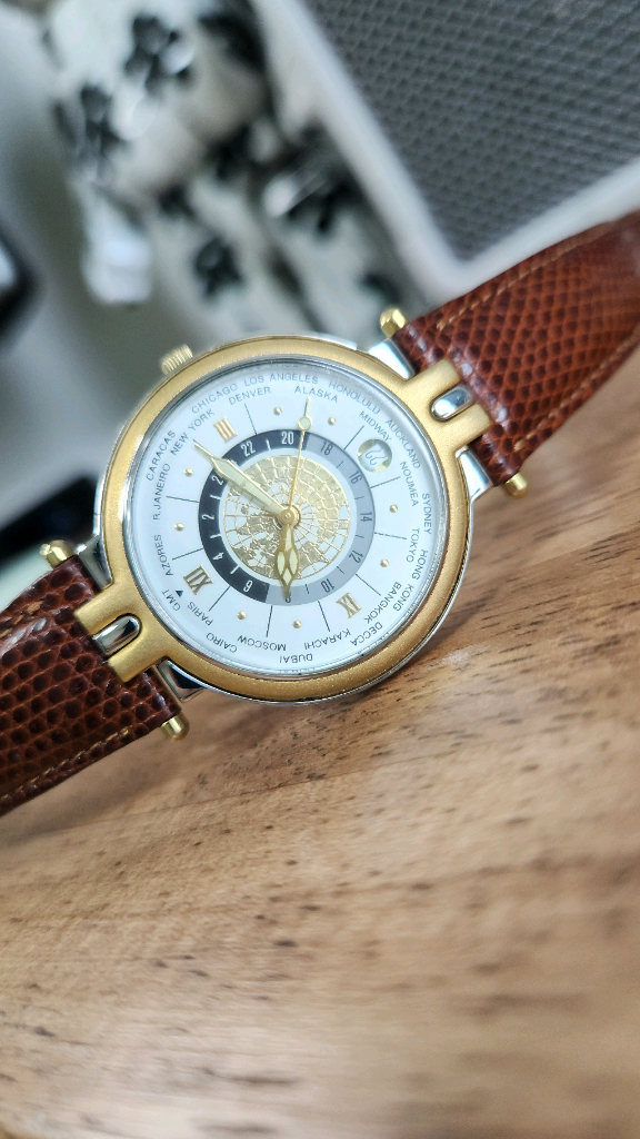 # ECCO 에코 빈티지 레어 월드타임 명품시계 급처 이미지