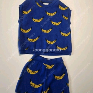 보보쇼즈 바나나 니트 상하셋트 중고 이미지