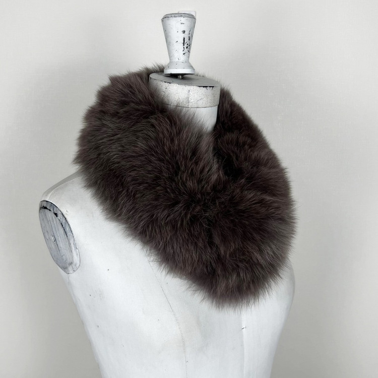 상태굿 폭스 퍼 자석 목도리 머플러 여성 겨울/라덴 이미지