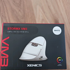 제닉스 스톰X VM3 무선 버티컬 마우스 (화이트) 이미지