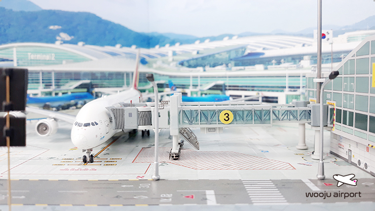 1:400스케일 인천공항 탑승동 공항디오라마 판매 이미지