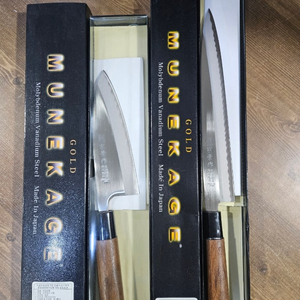 무네카게골드 240사시미 골드데바150미리 칼 세트 이미지