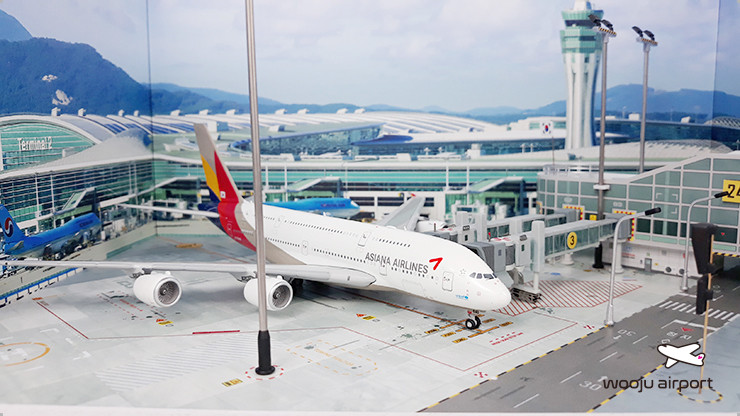 1:400스케일 인천공항 탑승동 공항디오라마 판매 이미지