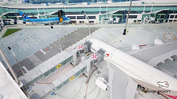 1:400스케일 인천공항 탑승동 공항디오라마 판매 이미지