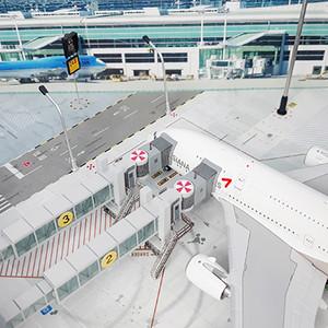 1:400스케일 인천공항 탑승동 공항디오라마 판매 이미지