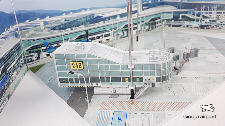 1:400스케일 인천공항 탑승동 공항디오라마 판매 이미지