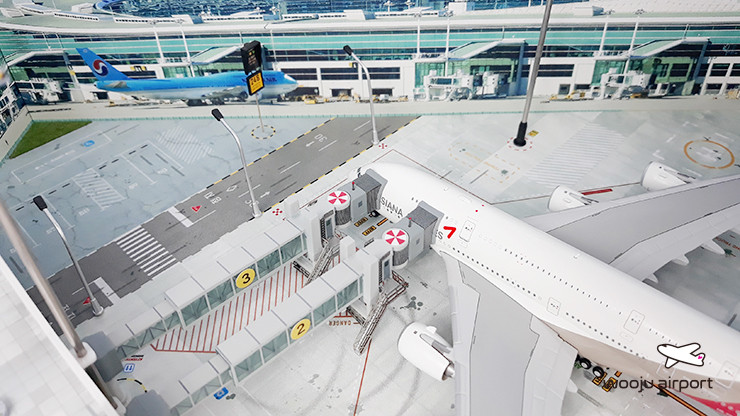 1:400스케일 인천공항 탑승동 공항디오라마 판매 이미지