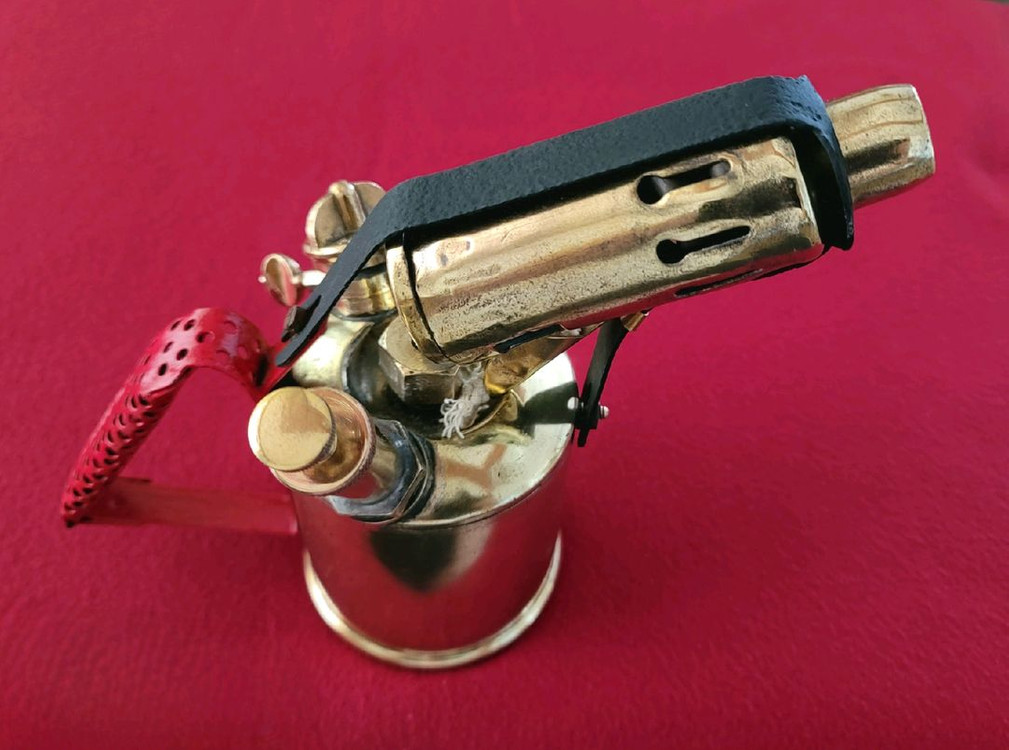 1940,S 영국본토 브리티시 희귀템 엔틱 황동토치(RARE) 이미지