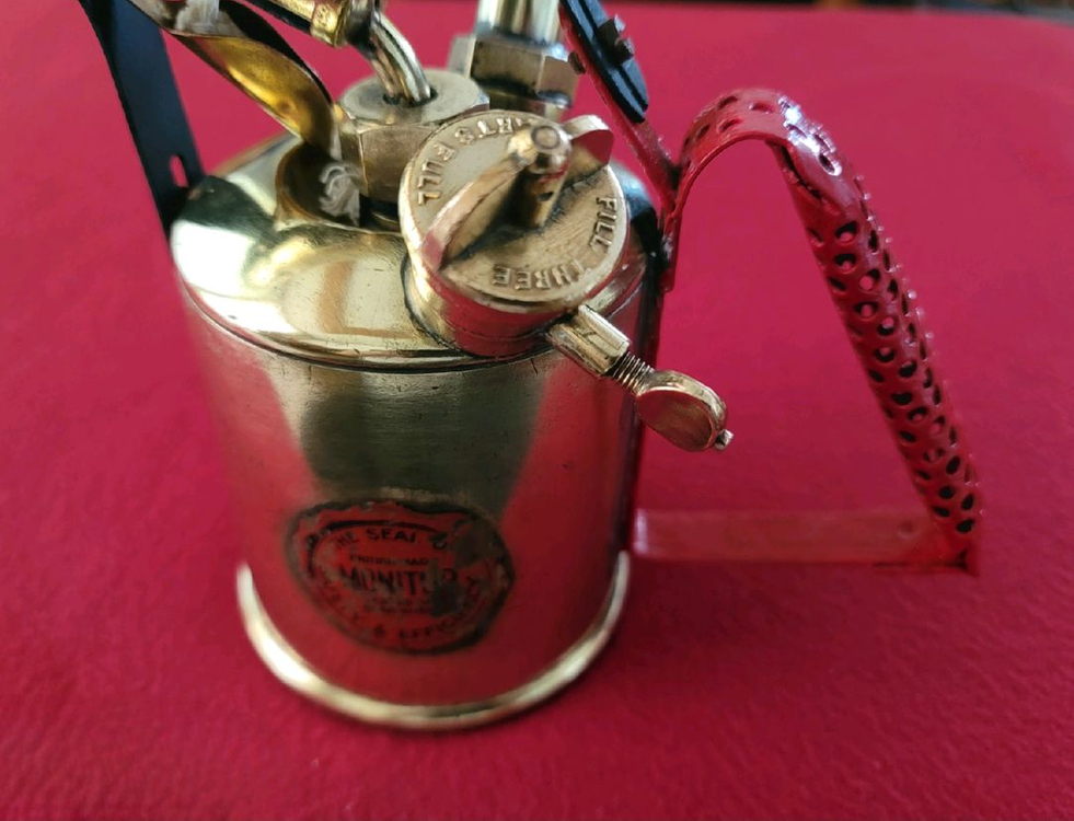 1940,S 영국본토 브리티시 희귀템 엔틱 황동토치(RARE) 이미지