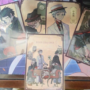 문스독 애니메이트 페어 원화집 일러 특전 세트 다자이 츄야 아쿠타가와 아츠시 이미지