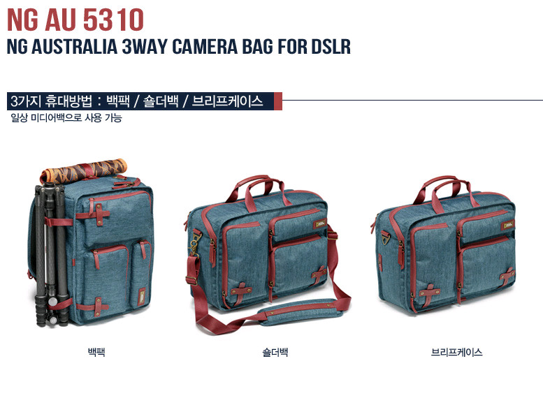 내셔널지오그래픽 카메라 가방 (백팩, 숄더백 겸용) 이미지