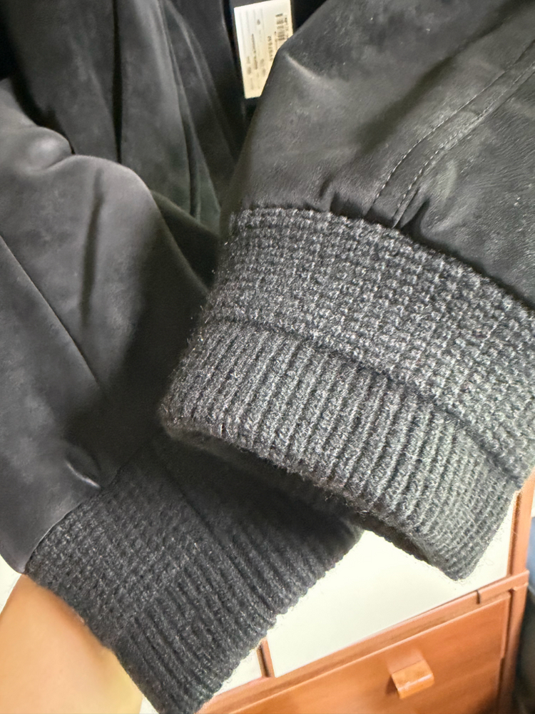 시스템옴므 텍스처블록 집업패딩 이미지