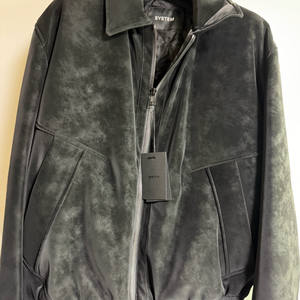 시스템옴므 텍스처블록 집업패딩 이미지