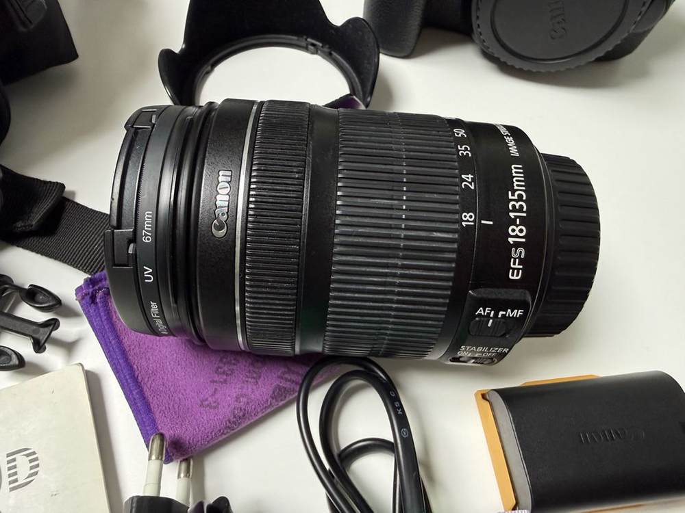 캐논 EOS 70D DSLR 카메라 풀세트 이미지
