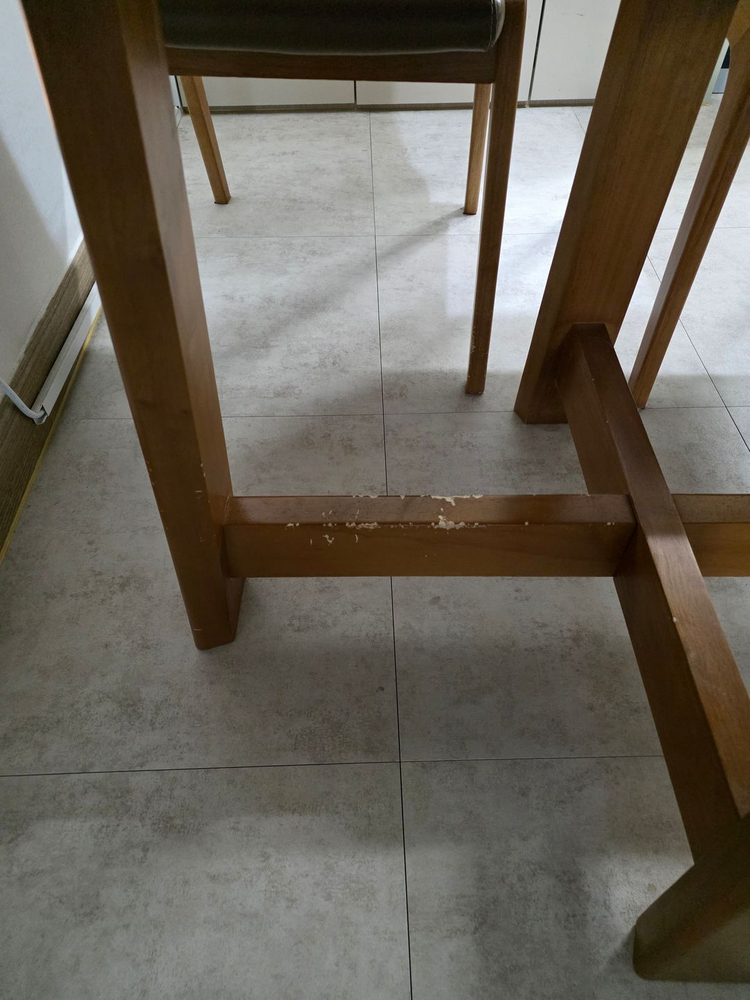 [장인가구] 아마르 4인용 식탁 & 의자(4ea) 이미지