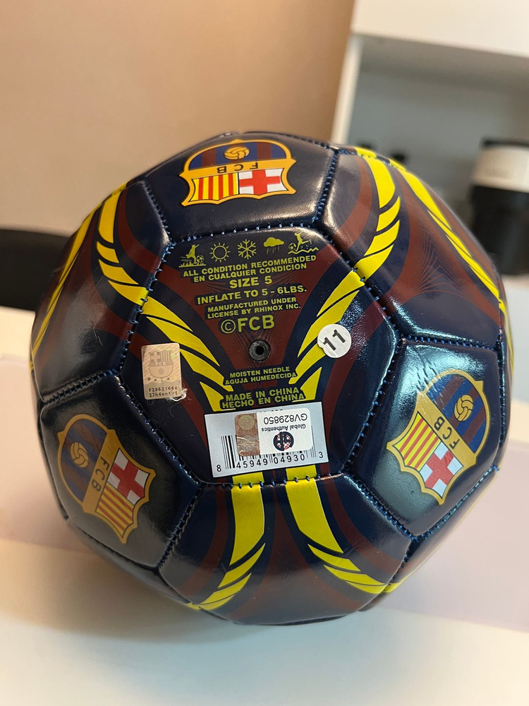 리오넬 메시 친필 싸인 FC 바르셀로나 축구공 COA 포함 이미지