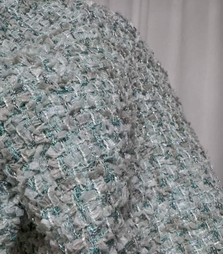 민트 반팔 트위드 자켓 이미지