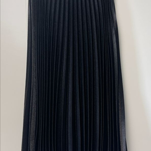 ZARA WOMAN 블랙 플리츠 스커트 S 이미지